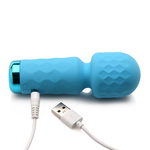 BANG! 10X Mini Silicone Wand Blue