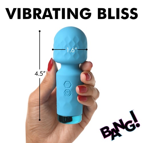 BANG! 10X Mini Silicone Wand Blue