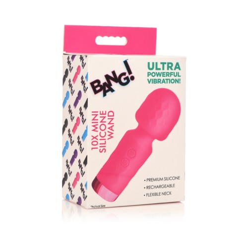 BANG! 10X Mini Silicone Wand - Discreet Pleasure Everywhere