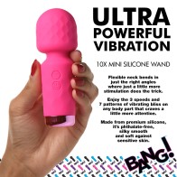 BANG! 10X Mini Silicone Wand - Discreet Pleasure Everywhere