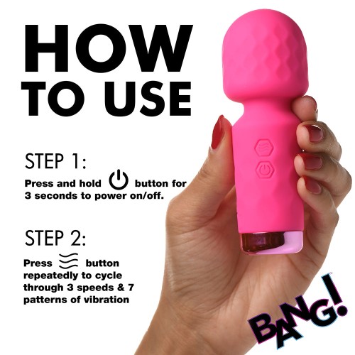 BANG! 10X Mini Silicone Wand - Discreet Pleasure Everywhere