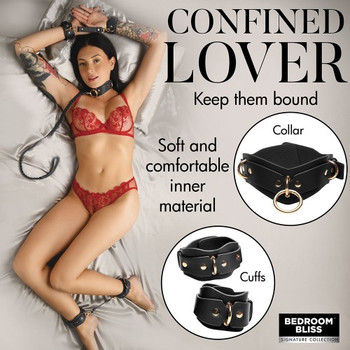 Bedroom Bliss Lover's Restraints Set Black