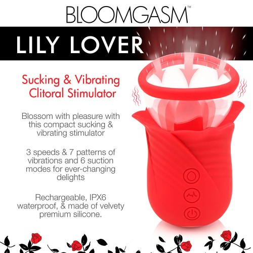 Bloomgasm Lily Lover Suction & Vibrating Stimulator