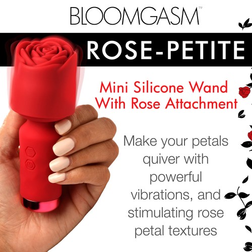 Bloomgasm Pleasure Rose - Petite Mini Silicone Wand