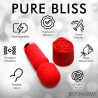 Bloomgasm Pleasure Rose - Petite Mini Silicone Wand