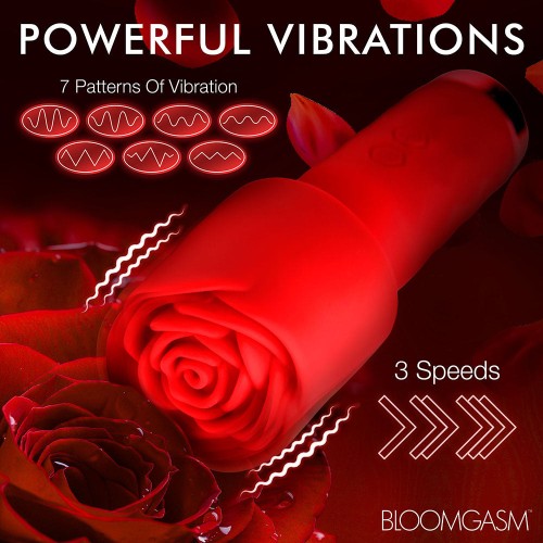 Bloomgasm Pleasure Rose - Petite Mini Silicone Wand