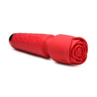 Bloomgasm Pleasure Rose 10X Silicone Wand with Rose Attachment for Intense Satisfaction