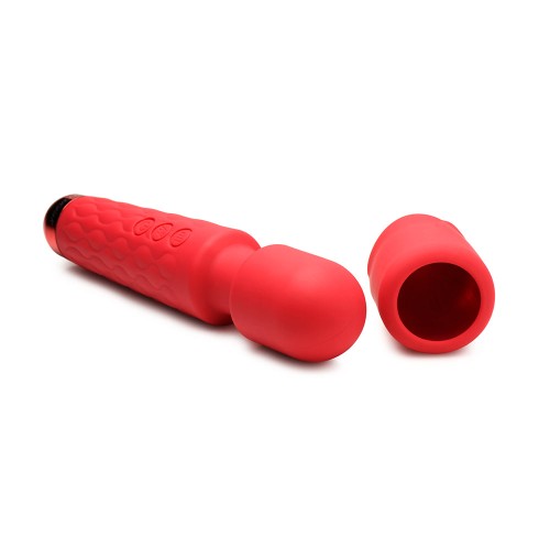 Bloomgasm Pleasure Rose 10X Silicone Wand with Rose Attachment for Intense Satisfaction