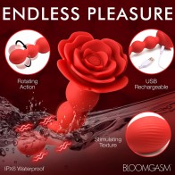 Perlas Anales Vibrantes y Rotativas Bloomgasm Rose