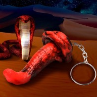 Creature Cocks King Cobra Keychain for Kinky Fun