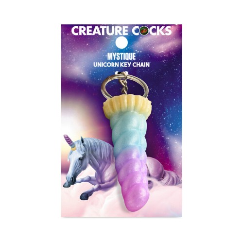 Creature Cocks Mystique Unicorn Keychain - Fun Accessory