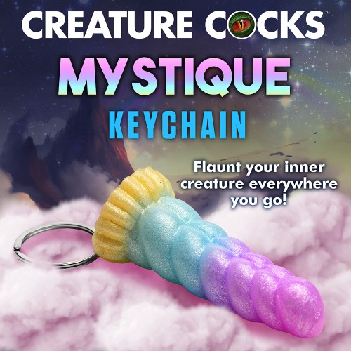 Creature Cocks Mystique Unicorn Keychain - Fun Accessory