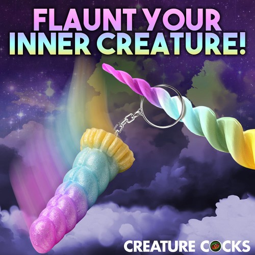 Creature Cocks Mystique Unicorn Keychain - Fun Accessory