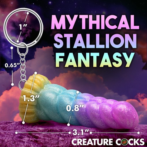 Creature Cocks Mystique Unicorn Keychain - Fun Accessory