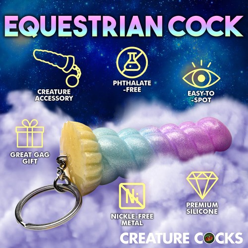 Creature Cocks Mystique Unicorn Keychain - Fun Accessory