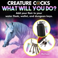 Creature Cocks Mystique Unicorn Keychain - Fun Accessory