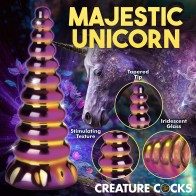 Creature Cocks Twilight Rainbow Glass Dildo - Mystical Pleasure