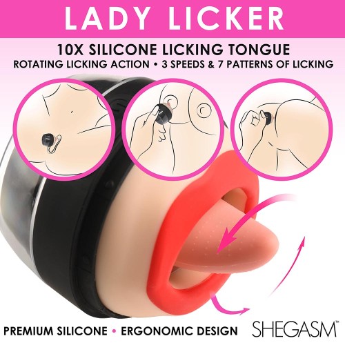 Lickgasm Lady Licker - Estimulación Oral Intensa