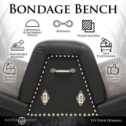 Caballo de Sumisión Bareback Master Series - Banca de Bondage