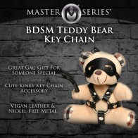 Master Series BDSM Teddy Bear Keychain - Kinky Fun