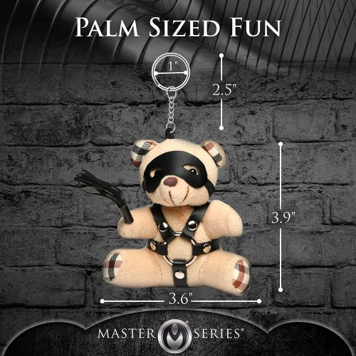 Master Series BDSM Teddy Bear Keychain - Kinky Fun