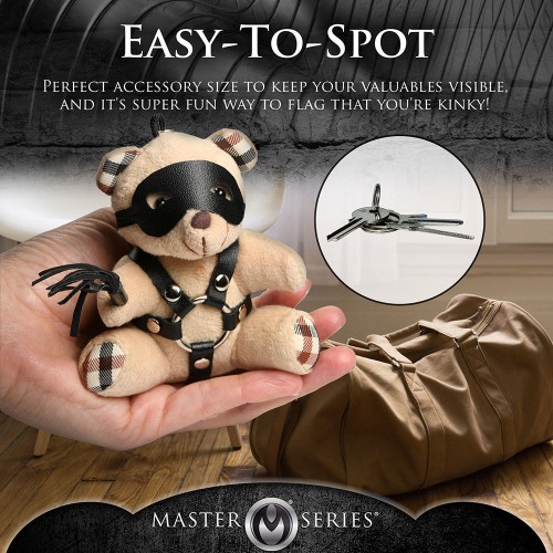 Master Series BDSM Teddy Bear Keychain - Kinky Fun