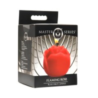 Candle Drip Rosa Flamante de Master Series para Juegos Sensuales con Cera