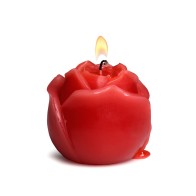 Candle Drip Rosa Flamante de Master Series para Juegos Sensuales con Cera