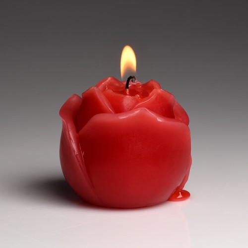 Candle Drip Rosa Flamante de Master Series para Juegos Sensuales con Cera