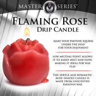 Candle Drip Rosa Flamante de Master Series para Juegos Sensuales con Cera