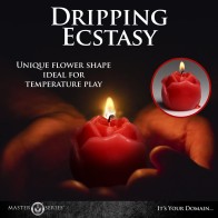 Candle Drip Rosa Flamante de Master Series para Juegos Sensuales con Cera