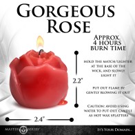 Master Series Flaming Rose Candle for Sensual Wax Play