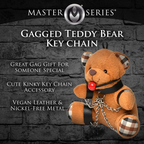 Gagged Teddy Bear Keychain - Master Series