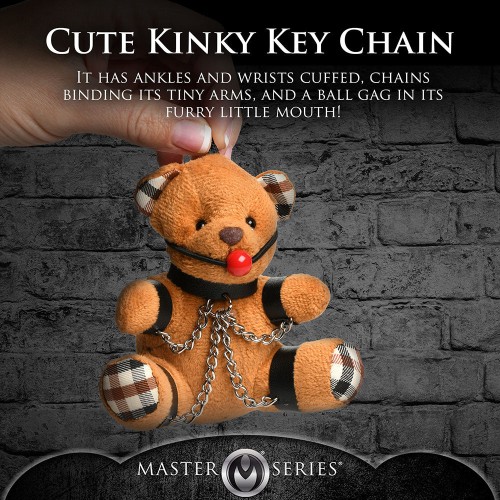 Gagged Teddy Bear Keychain - Master Series