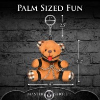 Gagged Teddy Bear Keychain - Master Series