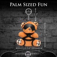 Master Series Shibari Teddy Bear Keychain