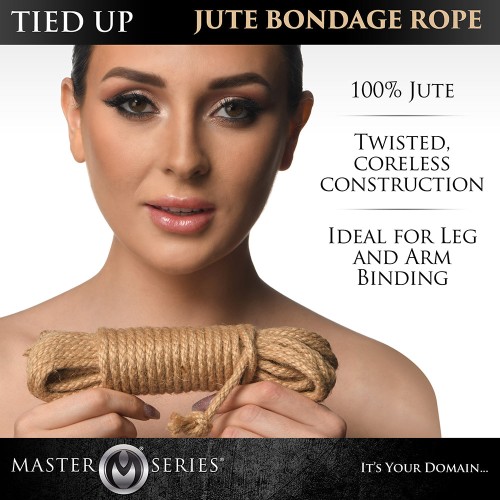 Master Series Tied Up Jute Bondage Rope 25 ft