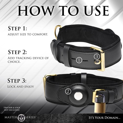 Master Series Tracking Collar for Submissives