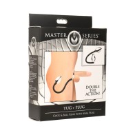 Master Series Tug + Plug Cock & Ball Ring