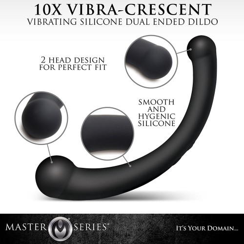 10X Vibra-Crescent Vibrating Dildo for Deep Stimulation