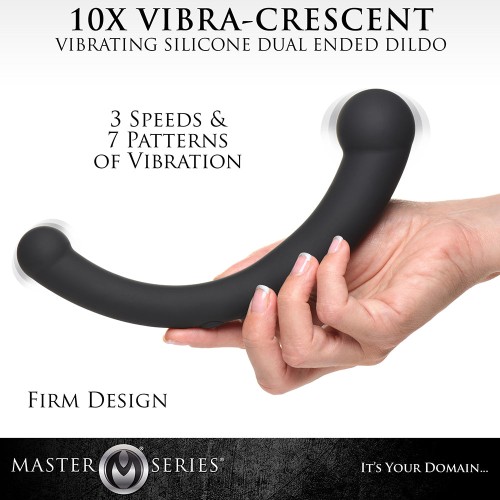 10X Vibra-Crescent Vibrating Dildo for Deep Stimulation