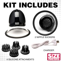 Size Matters 10X Rotating Silicone Nipple Suckers