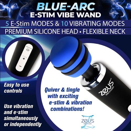 Zeus E-Stim Vibrating Wand Massager