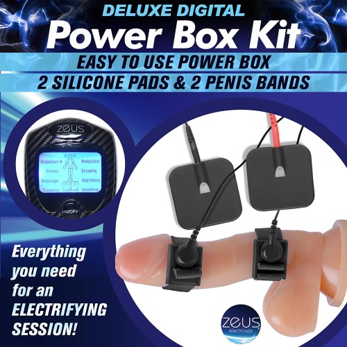 Kit de Power Box Zeus Electrosex para Sensaciones Intensas