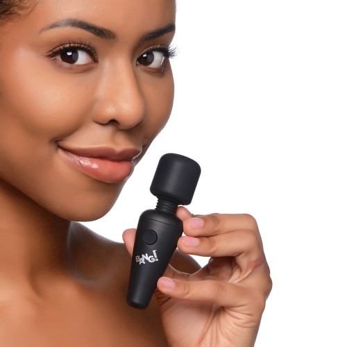 BANG! 10X Vibrating Mini Silicone Wand Black