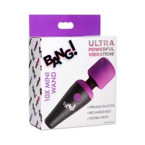 BANG! 10X Mini Silicone Wand - Purple