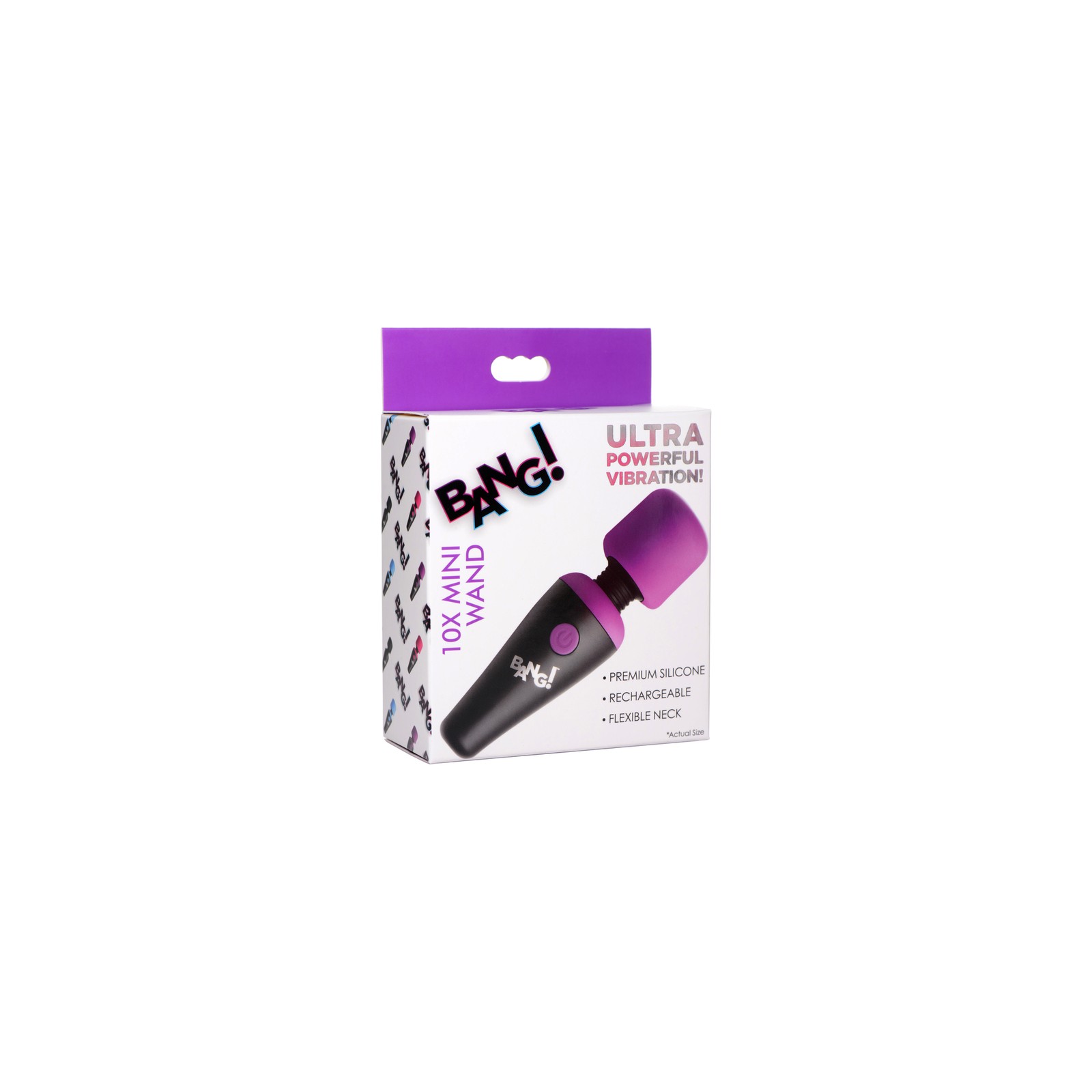 BANG! 10X Mini Silicone Wand - Purple