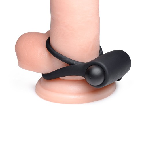 BANG! Silicone Cock Ring & Bullet with Remote Control