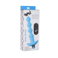 BANG! Vibrating Silicone Anal Beads with Remote Control