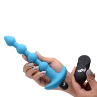 BANG! Vibrating Silicone Anal Beads with Remote Control